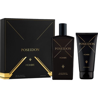 Hombre estuche con eau de toilette masculina spray 150 ml + after shave tubo 150 ml - Poseidon