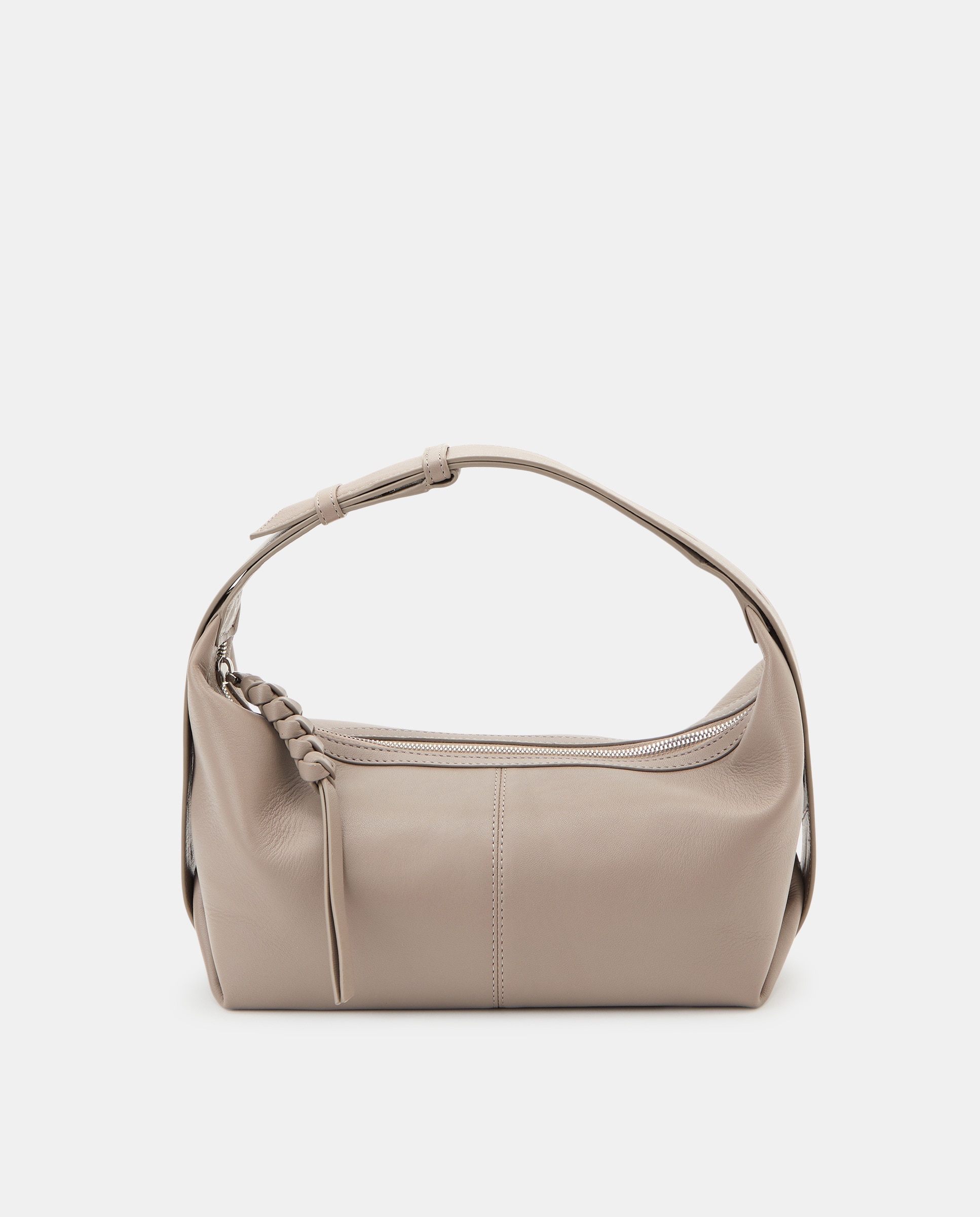 Mala a Tiracolo em Pele Vison Claro-1