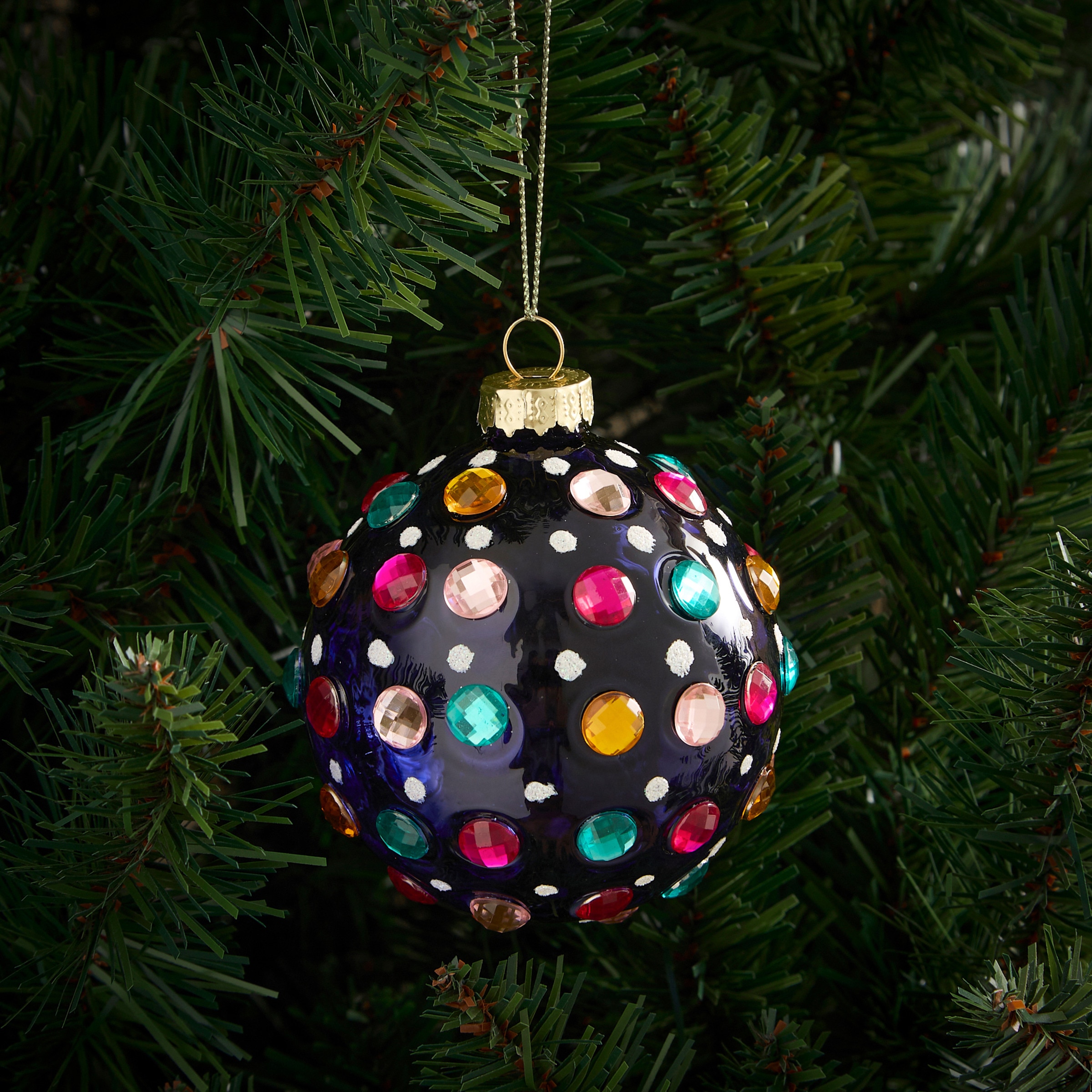 Bola de cristal Strassess Navidad Amarillo-1