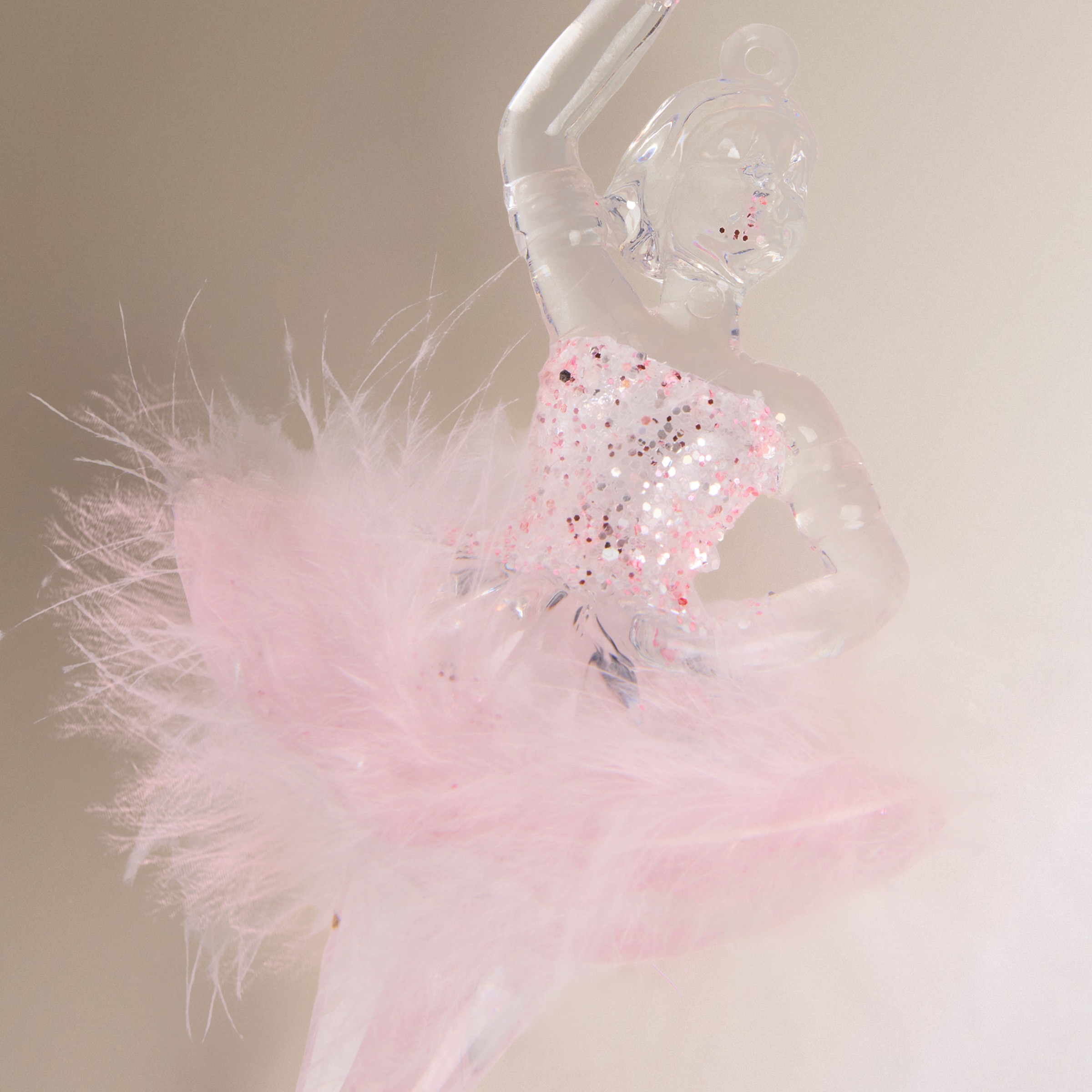 Enfeite Bailarina com Tutu Rosa-3