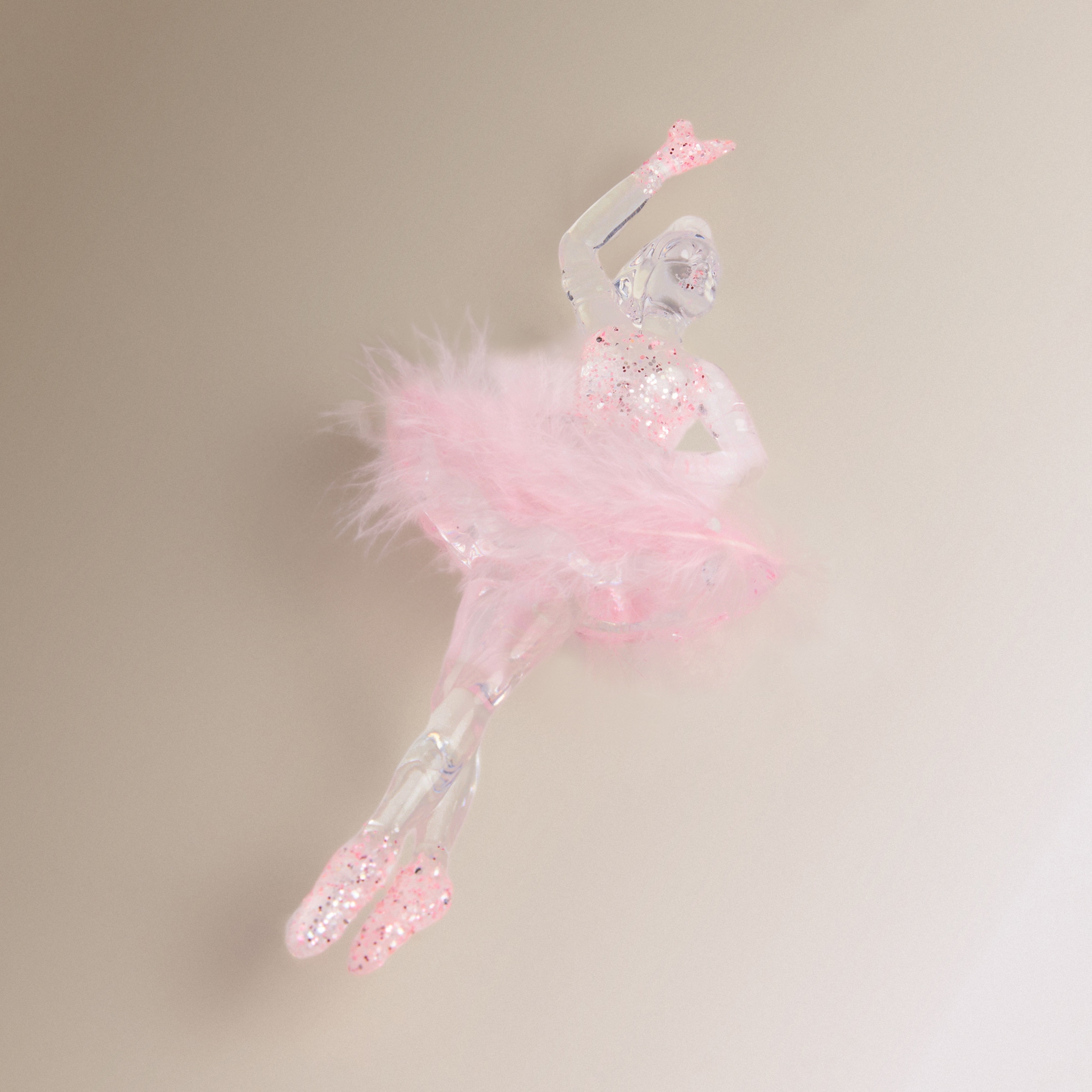 Enfeite Bailarina com Tutu Rosa-2