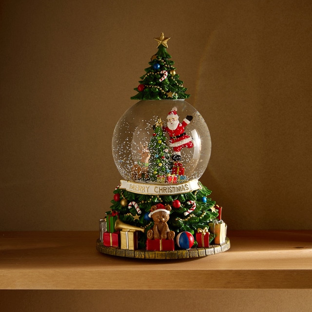 Imagen 0 de Bola de nieve Papá Noel con árbol Navidad El Corte Inglés