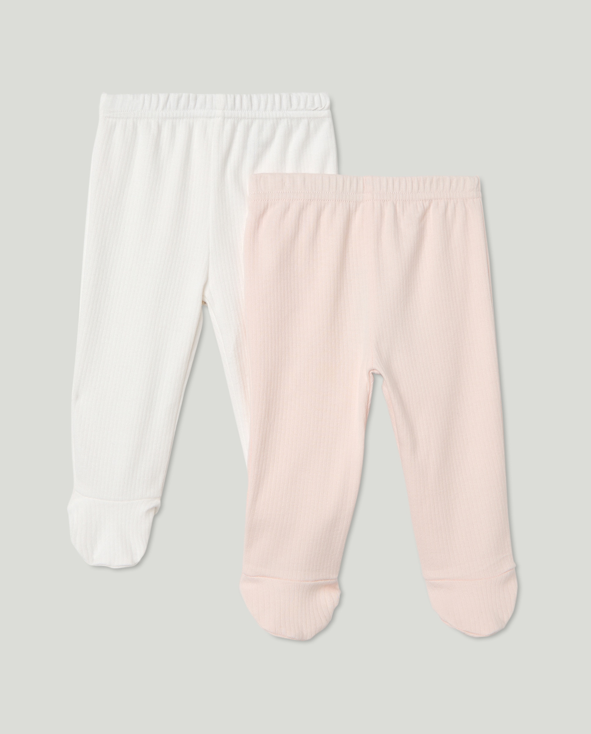 Imagen 0 de Pack de 2 polainas de bebé de canalé