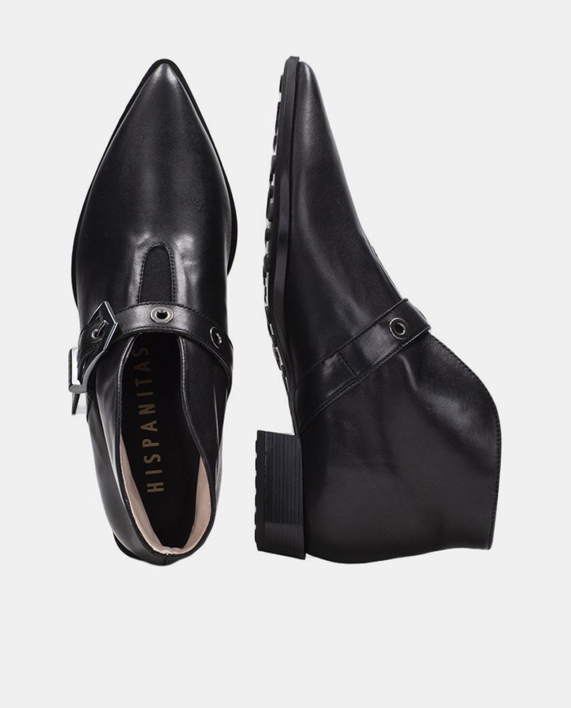 Sapatos Tipo Botins Preto-4
