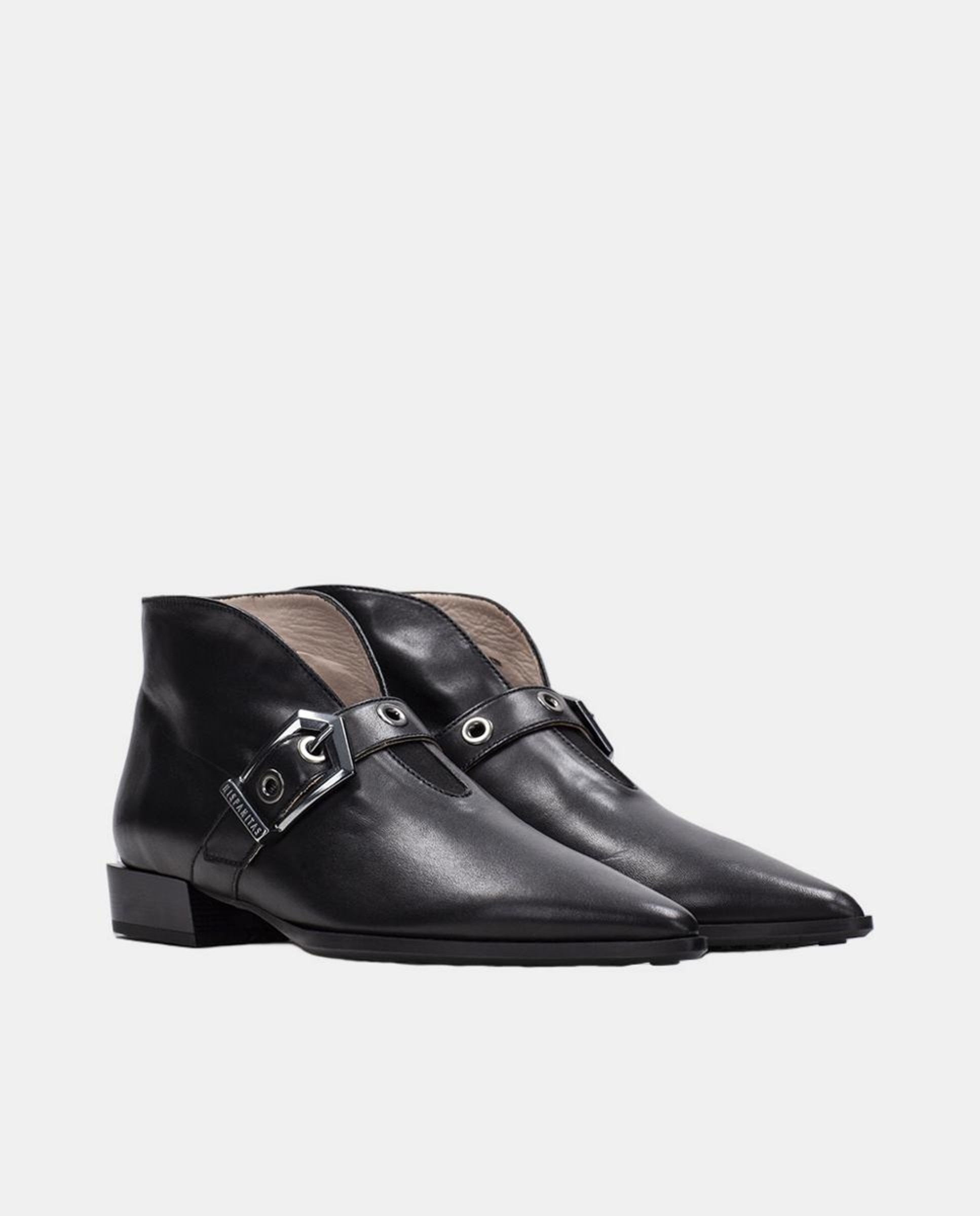Sapatos Tipo Botins Preto-2