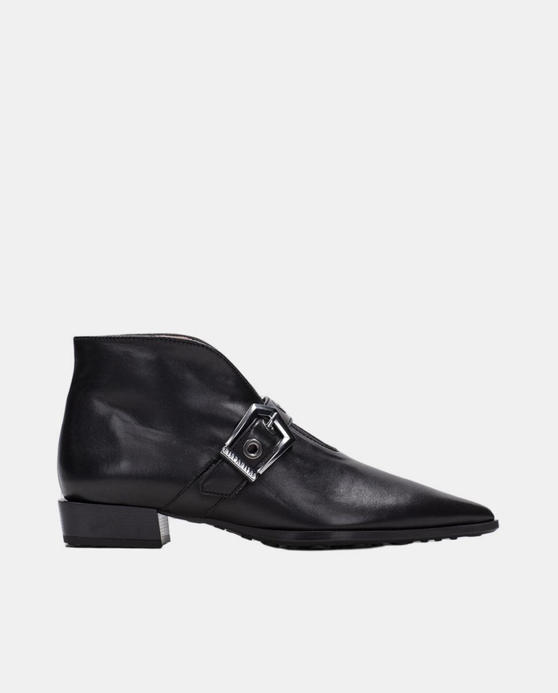 Sapatos Tipo Botins Preto-1