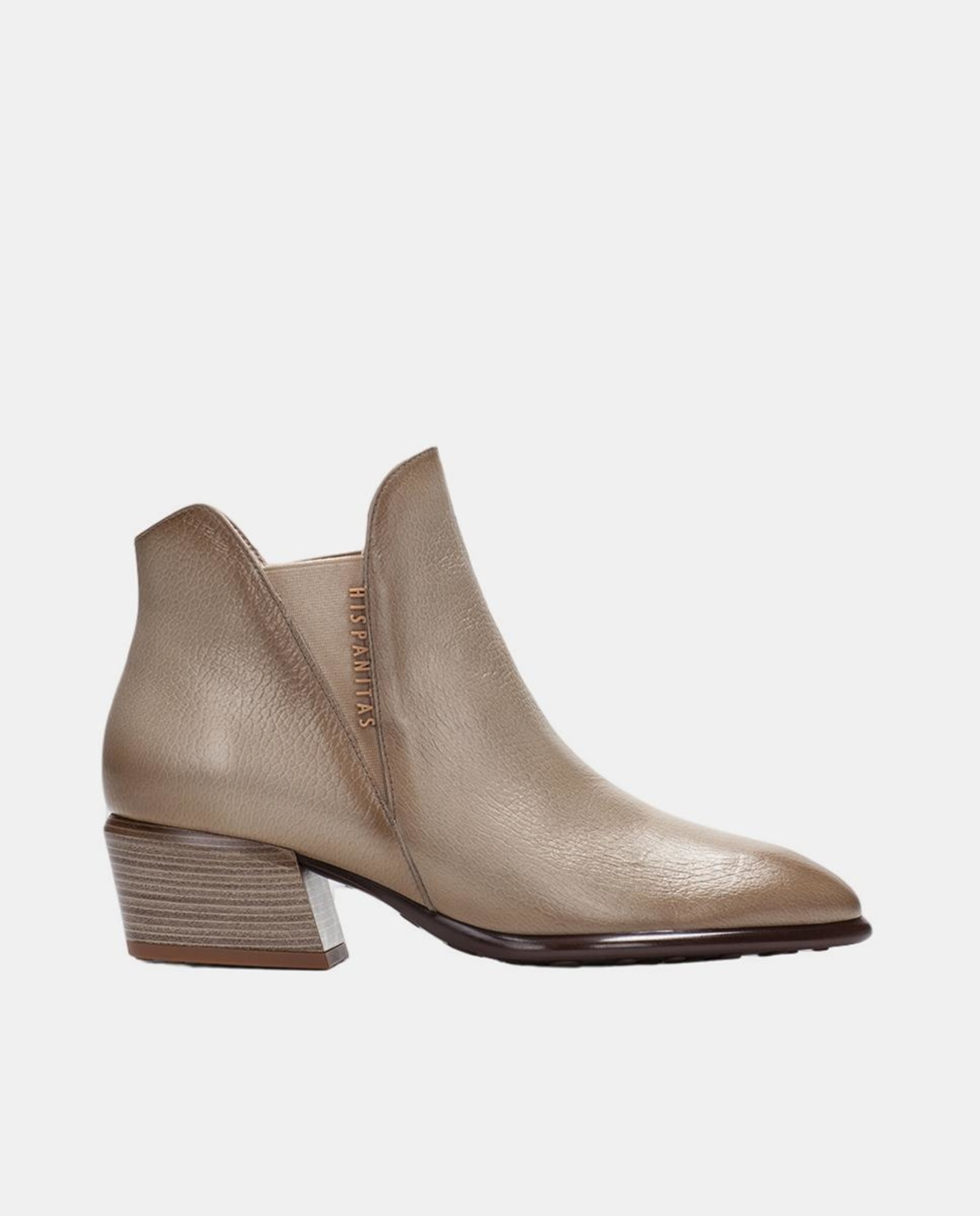 Sapatos Tipo Botins Chelsea Castanho taupe-1