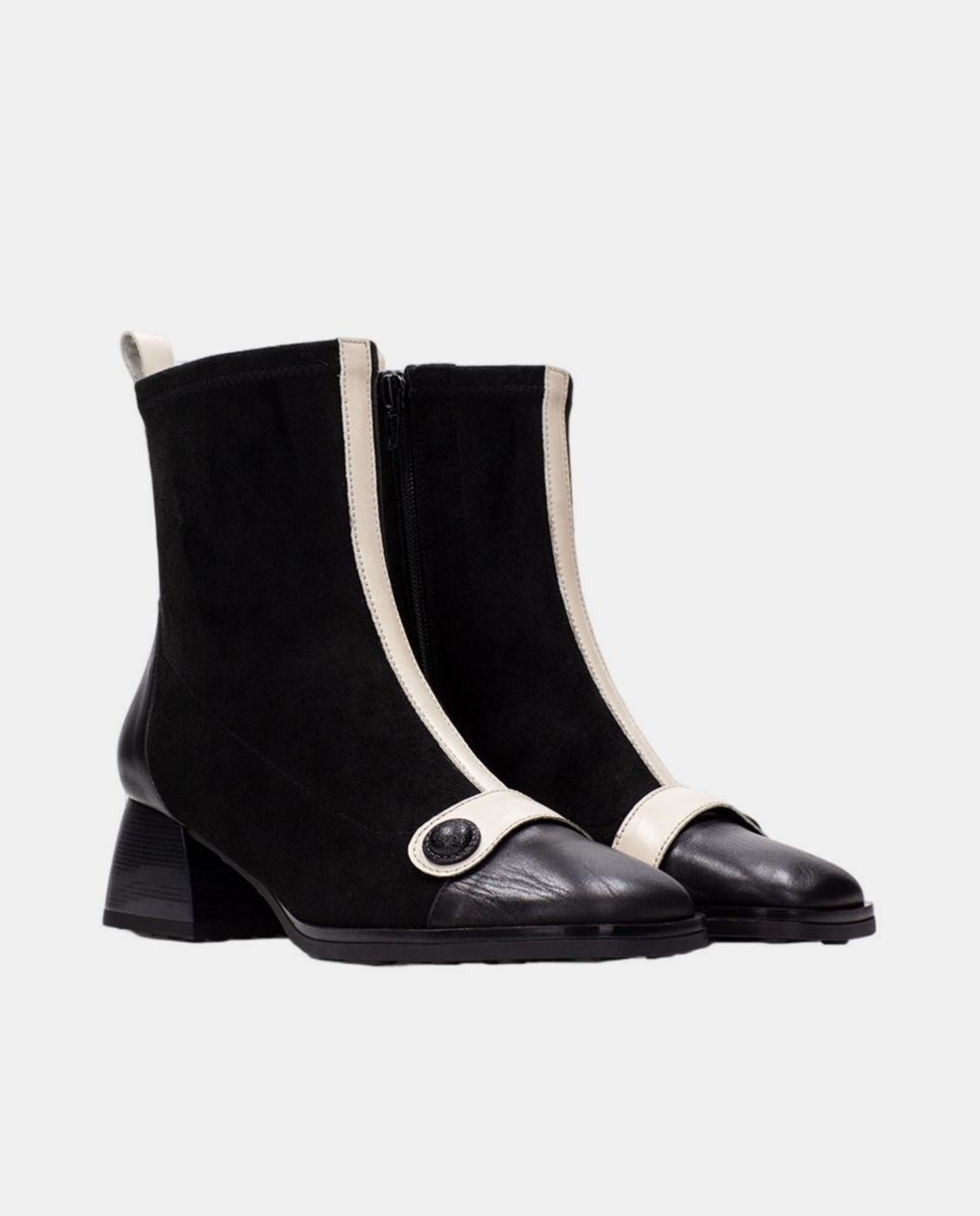 Sapatos Tipo Botins Preto-2