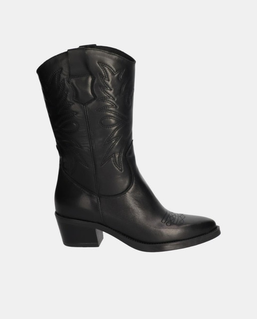 Imagen 0 de Bota cowboy de mujer en piel
