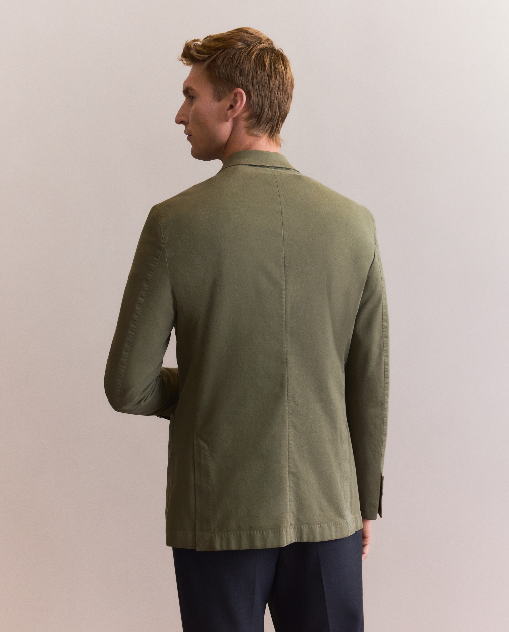 Casaco de Algodão Verde-4