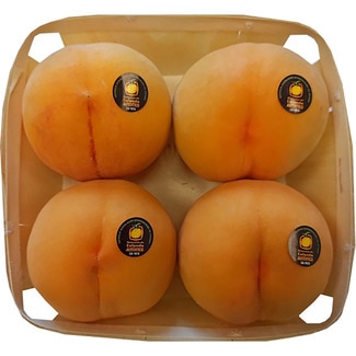 Melocotón amarillo D.O. de Calanda cesta 1,1 kg