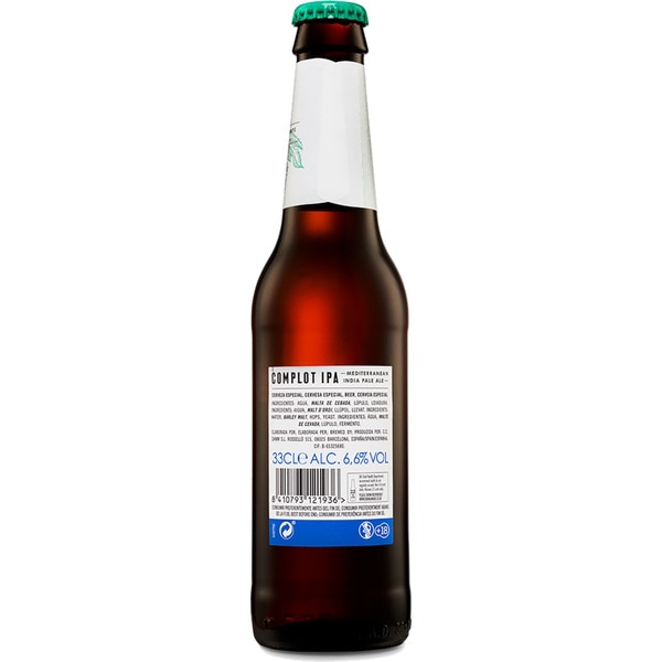 Helles mediterranes IPA-Bier Flasche 33 cl