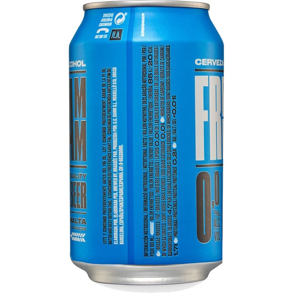 helles Lagerbier 0,0% Alkohol Dose 33 cl