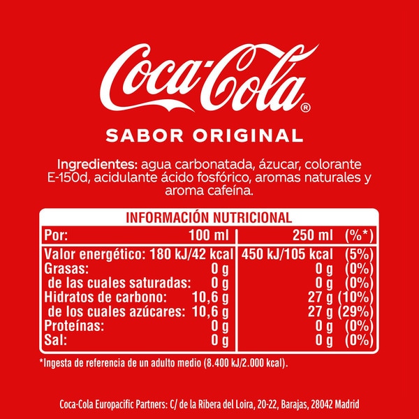 original cola soft drink 4-pack bottles 2 l