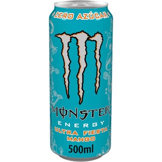 Ultra Fiesta Mango bebida energética sabor mango con taurina y ginseng lata 50 cl - Monster Energy