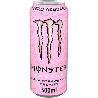 Ultra strawberry bebida energética Zero azúcar lata 50 cl - Monster Energy