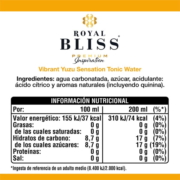 Tonic Water Signature Water Flasche 20 cl (Glasbehälter)