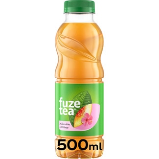 refresco de té negro melocotón e hibisco botella 50 cl - Fuze Tea