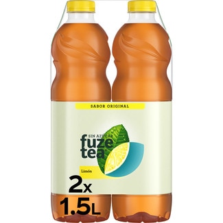 refresco de té limón sin azúcar sabor original pack 2 botellas 1,5 l - Fuze Tea