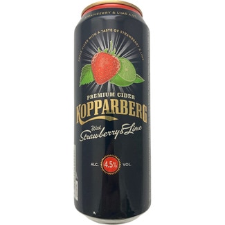 cider de fresa y lima lata 50 cl - Kopparberg