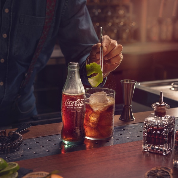 Cola-Erfrischungsgetränk original, 4er-Pack Flaschen 20 cl (Glasbehälter)