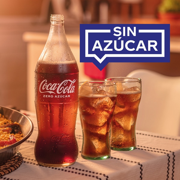 Cola-Erfrischungsgetränk zuckerfrei Flasche 1 l (Glasbehälter)