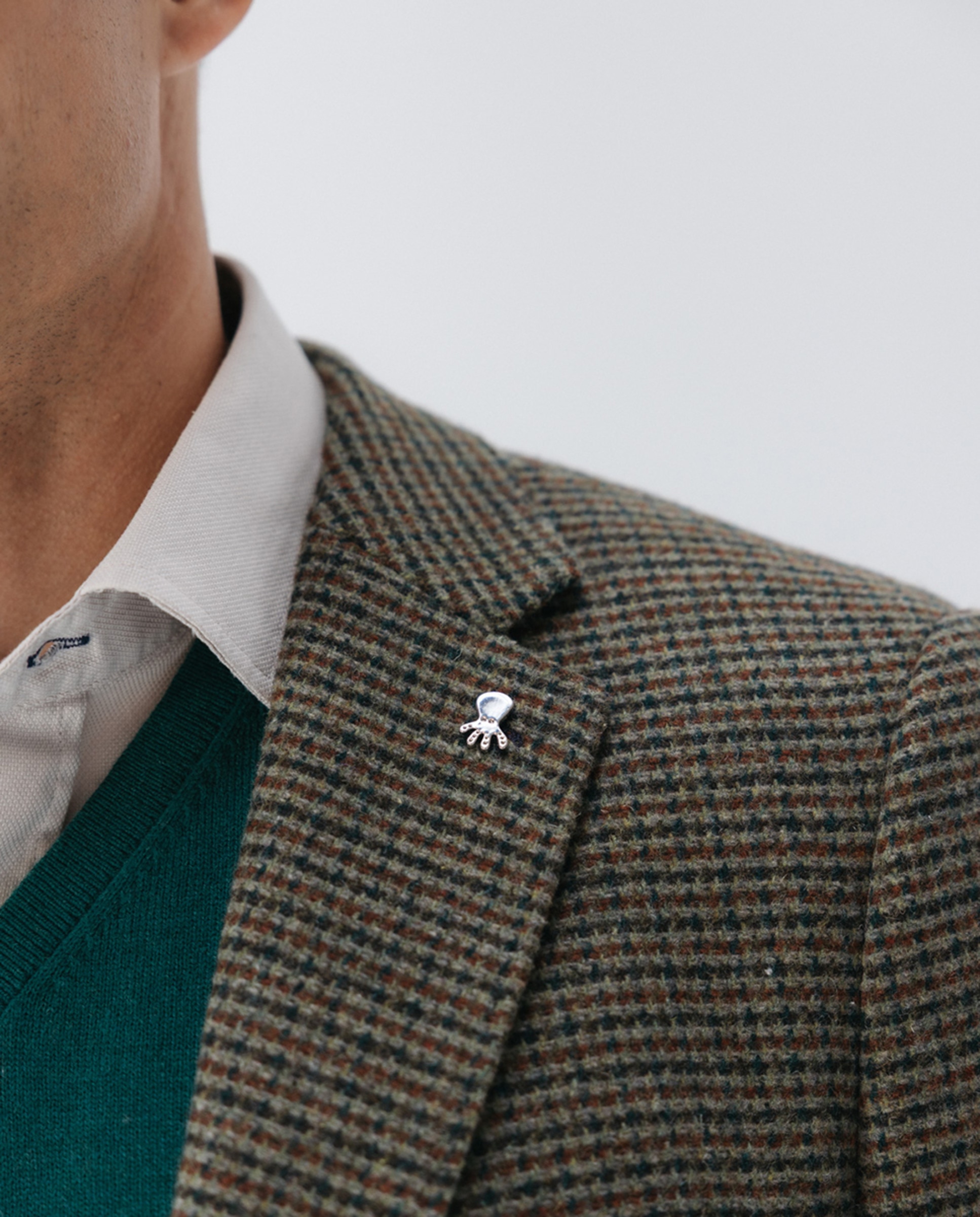 Blazer de homem Verde-4