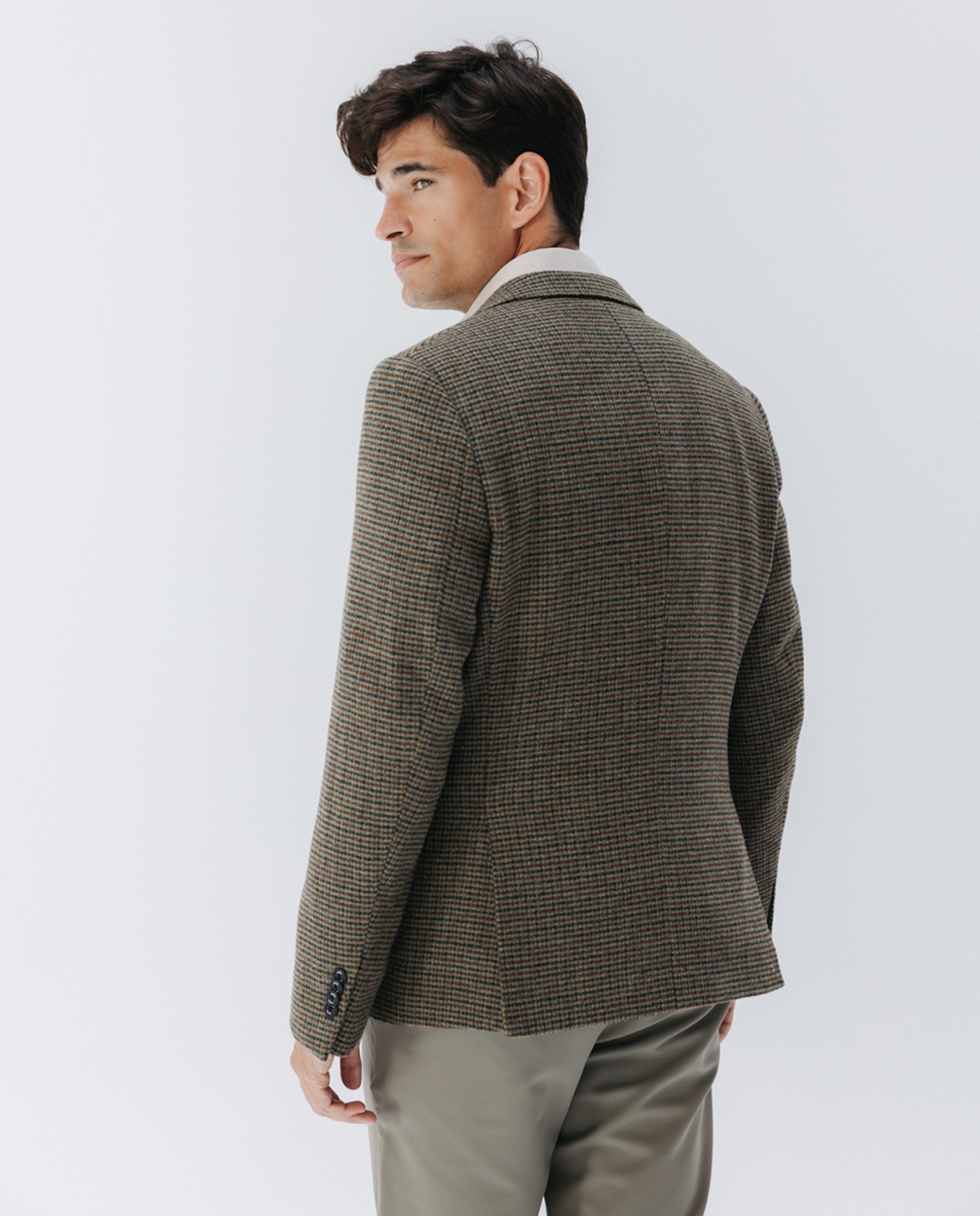 Blazer de homem Verde-2