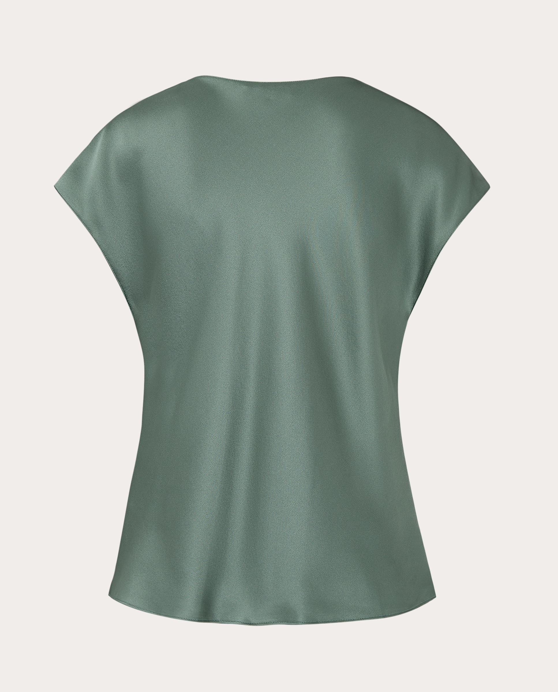 Blusa de Seda Verde Água-2