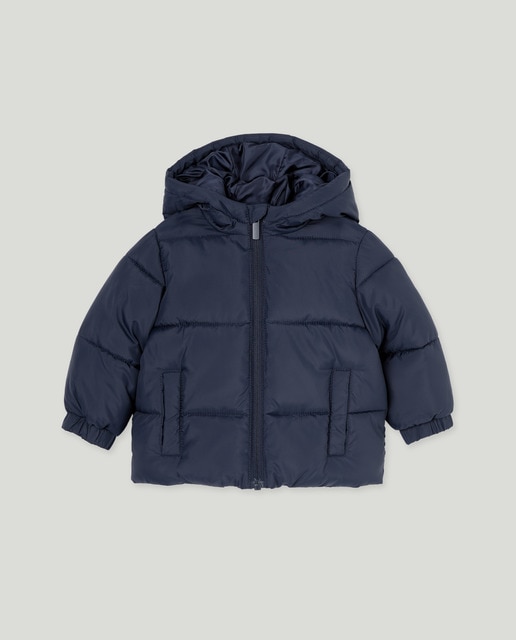 Imagen 0 de Abrigo de bebé básico con capucha y forro polar