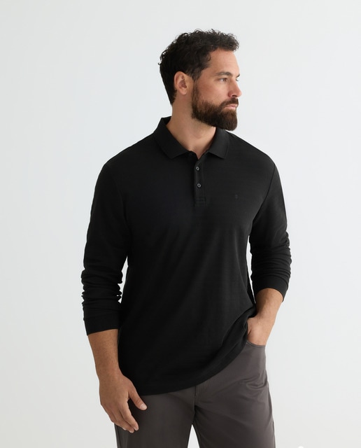 Imagem 0 de Polo de Manga Comprida Tamanhos Grandes