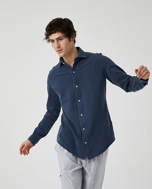 Imagen 0 de Camisa de hombre  de piqué