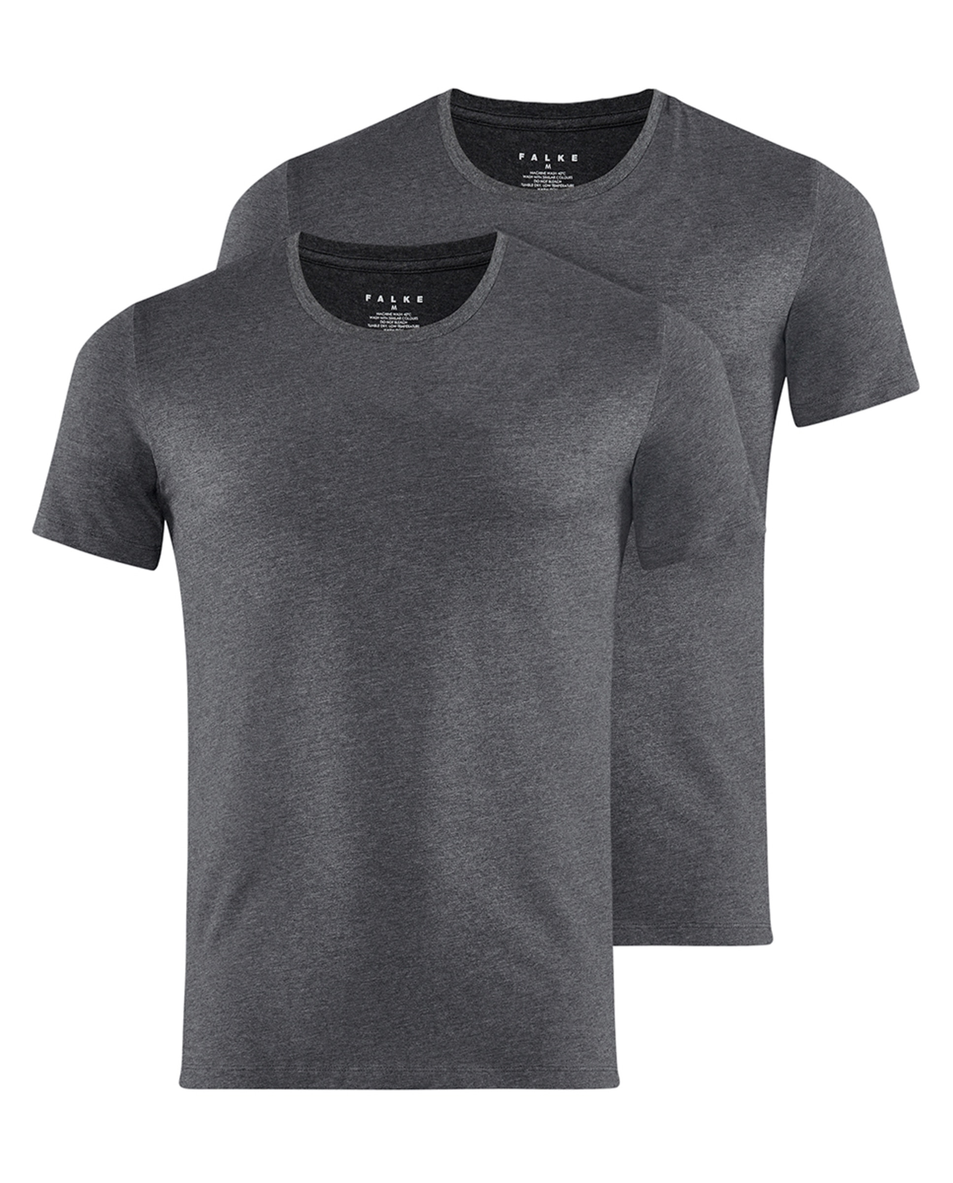 T-shirt Lisa de Manga Curta Cinzento-escuro-6