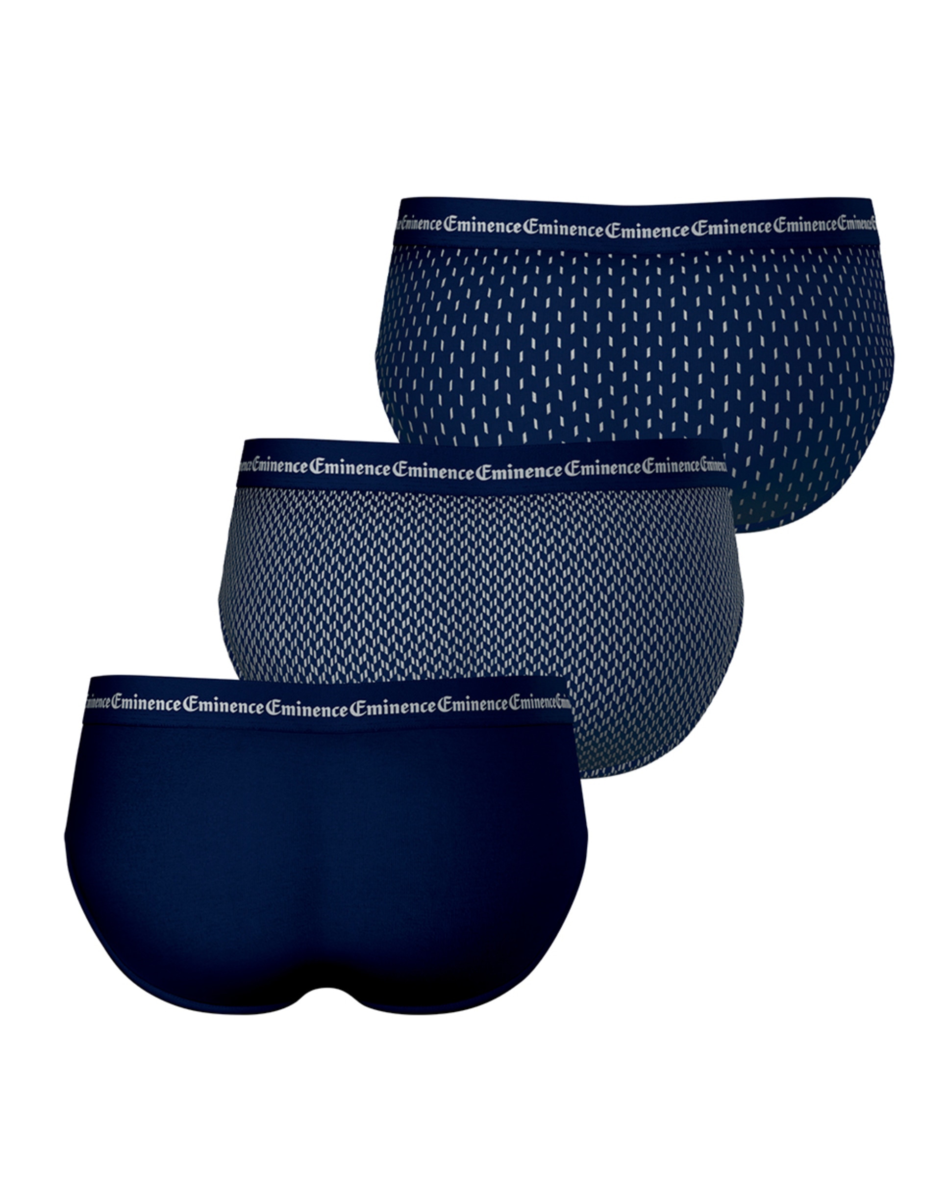 Pack de 3 Slips Combinados de Malha Multicolor-4