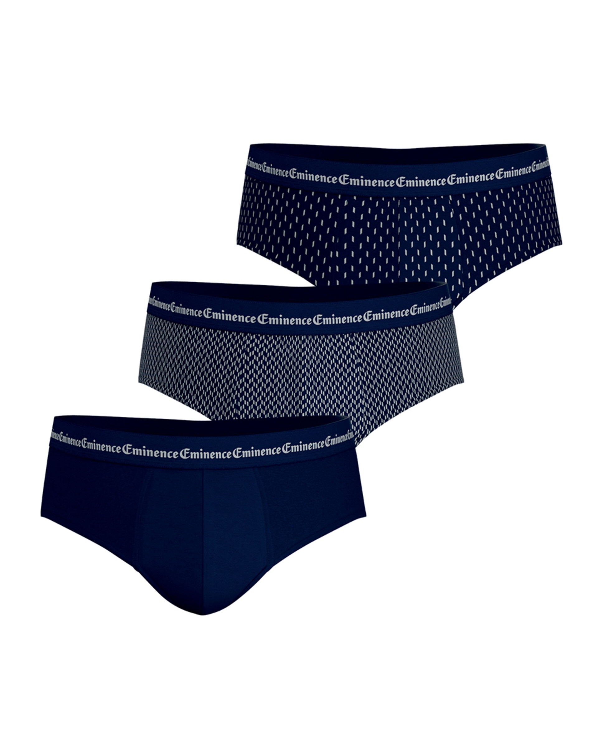 Pack de 3 Slips Combinados de Malha Multicolor-3