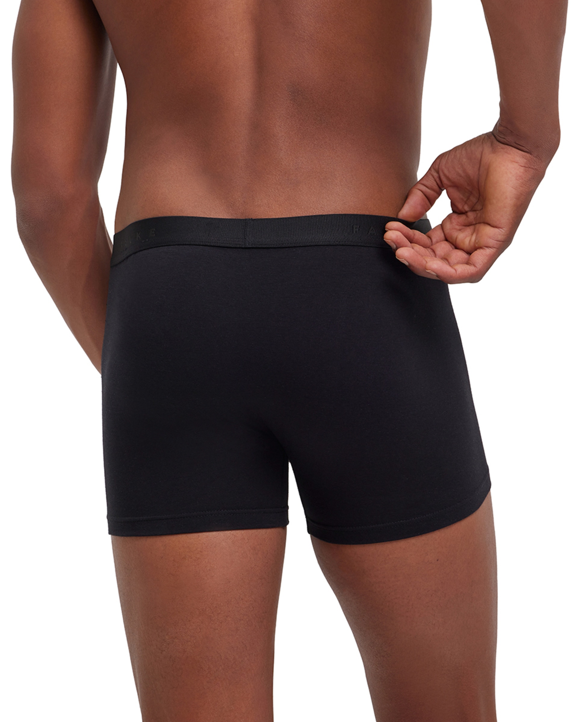 Imagen 3 de Boxer de punto liso de hombre - Falke - Negro Negro