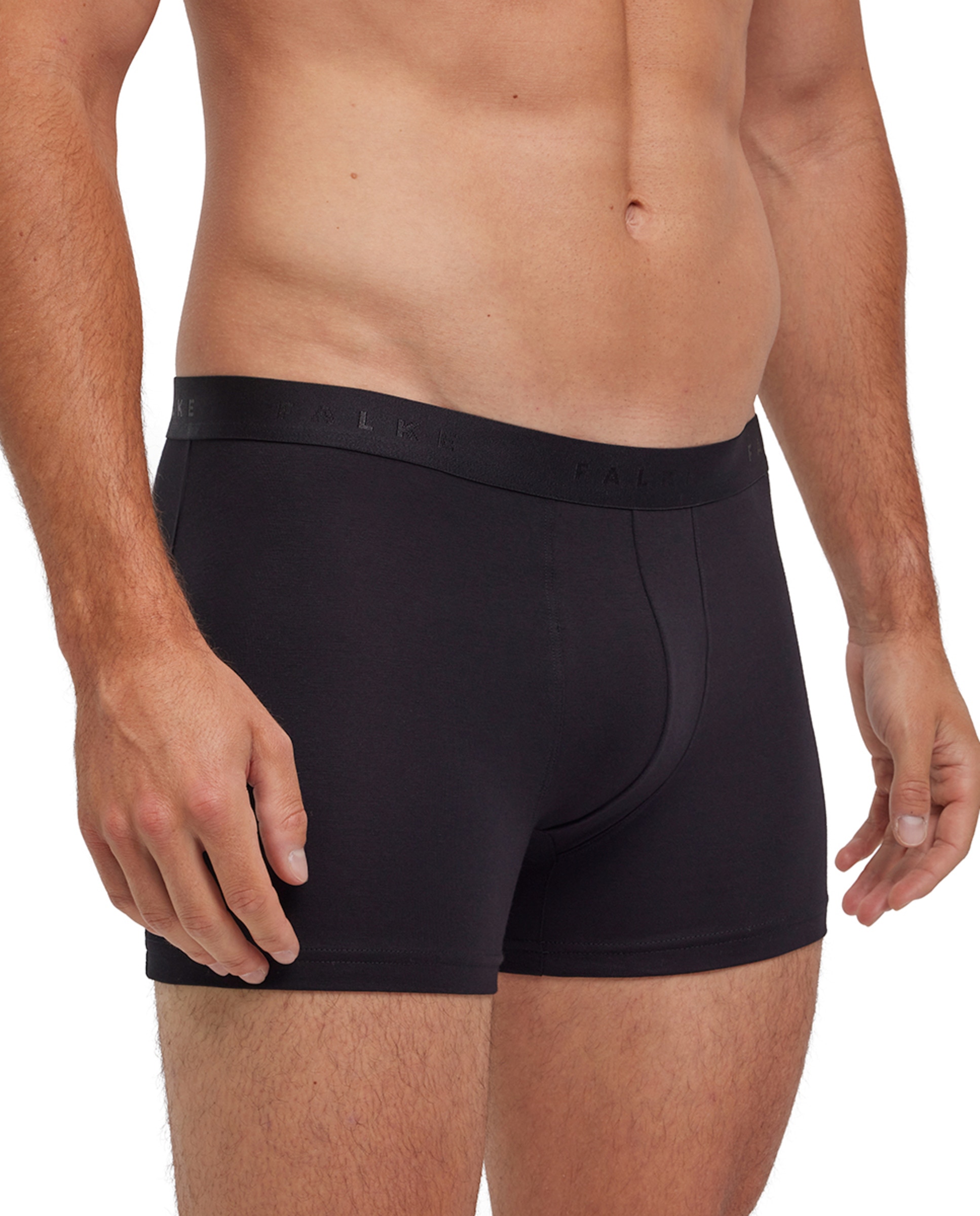 Imagen 4 de Boxer de punto liso de hombre - Falke - Negro Negro