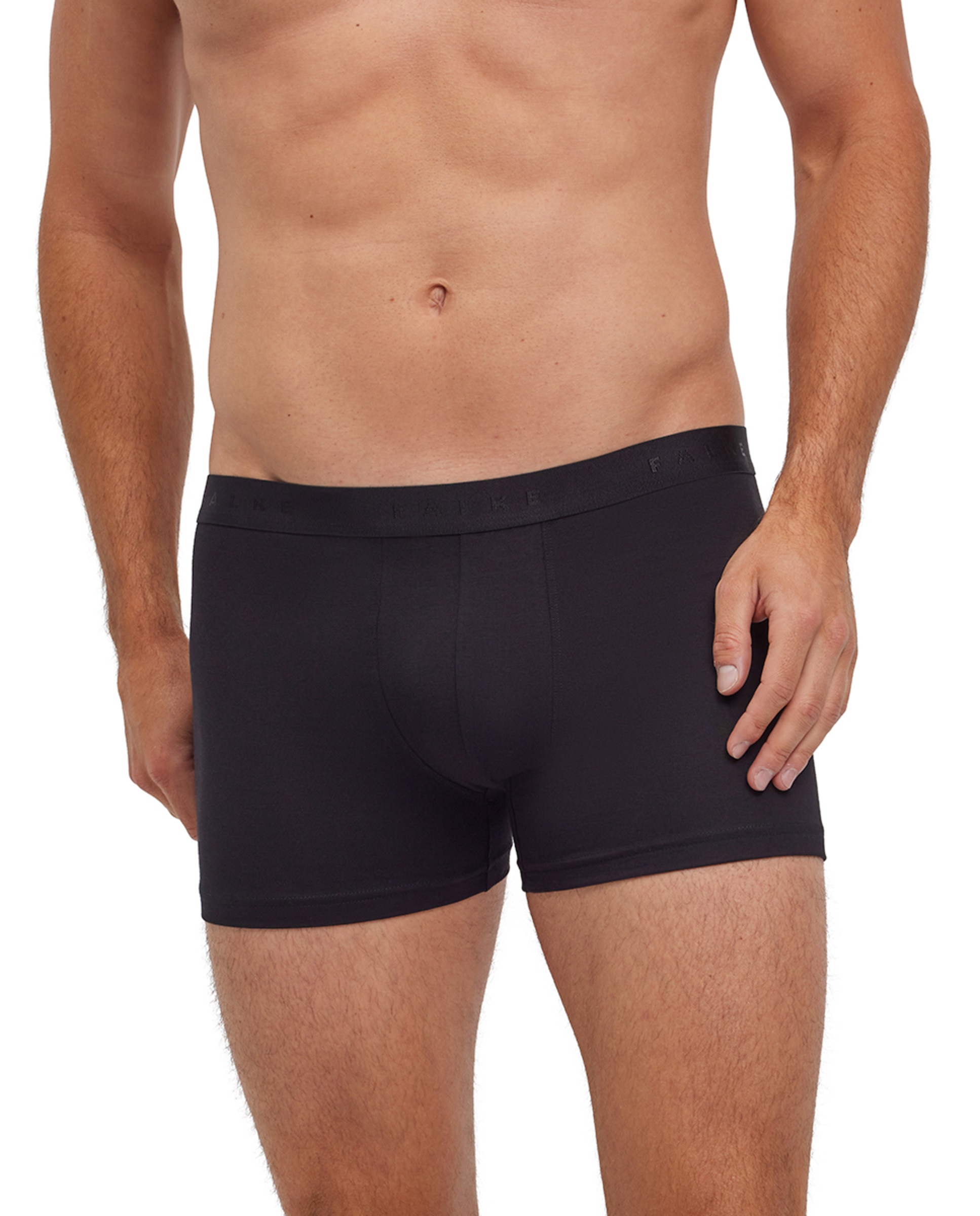 Imagen 2 de Boxer de punto liso de hombre - Falke - Negro Negro