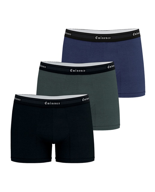 Imagem 0 de Pack de 3 Boxers Combinados de Malha