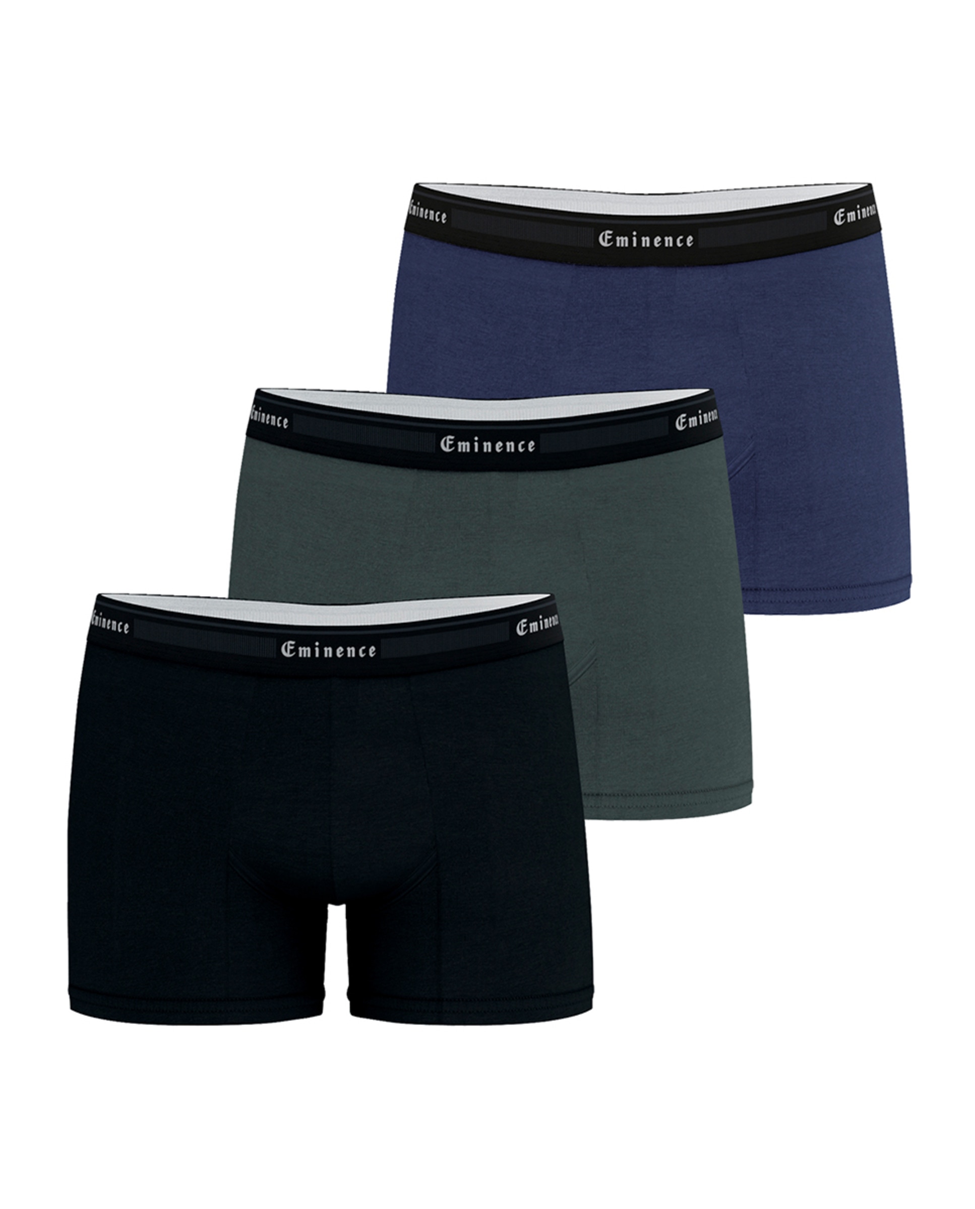 Pack de 3 Boxers Combinados de Malha Multicolor-3