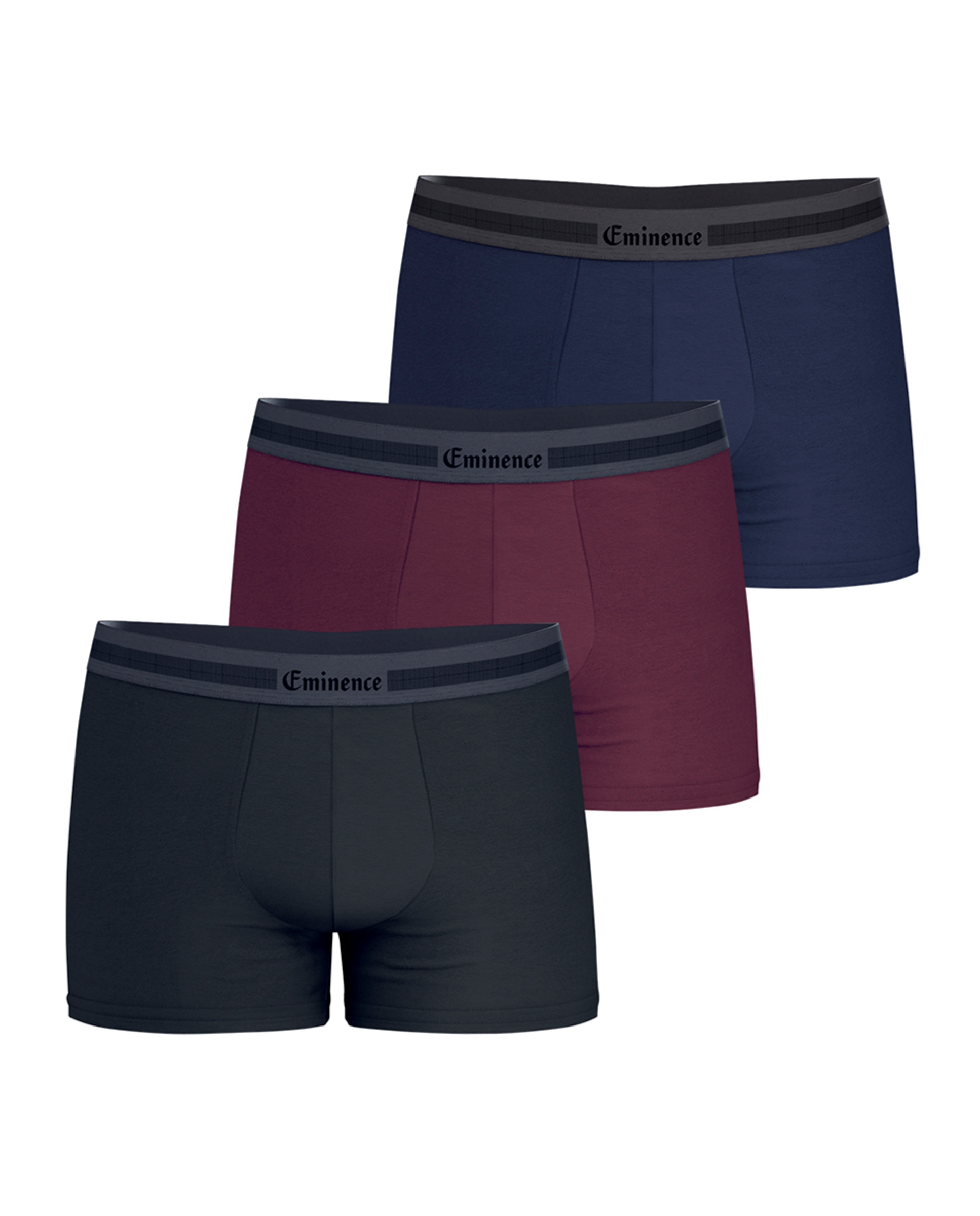Pack de 3 Boxers Combinados de Malha Multicolor-3