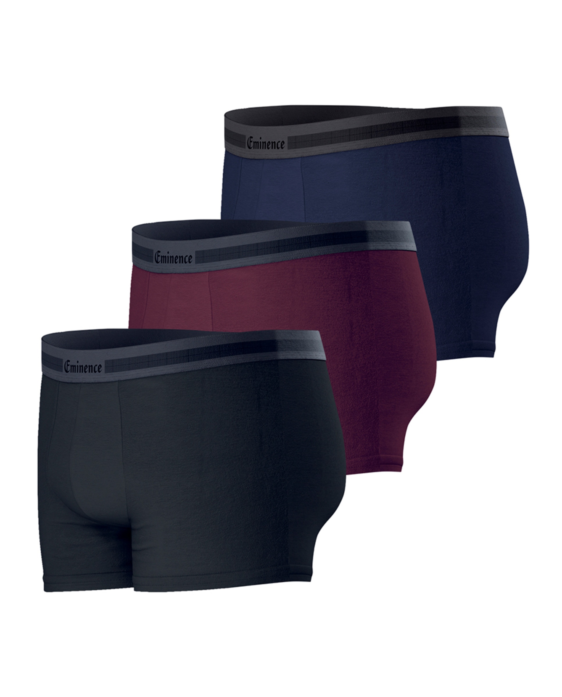 Pack de 3 Boxers Combinados de Malha Multicolor-5