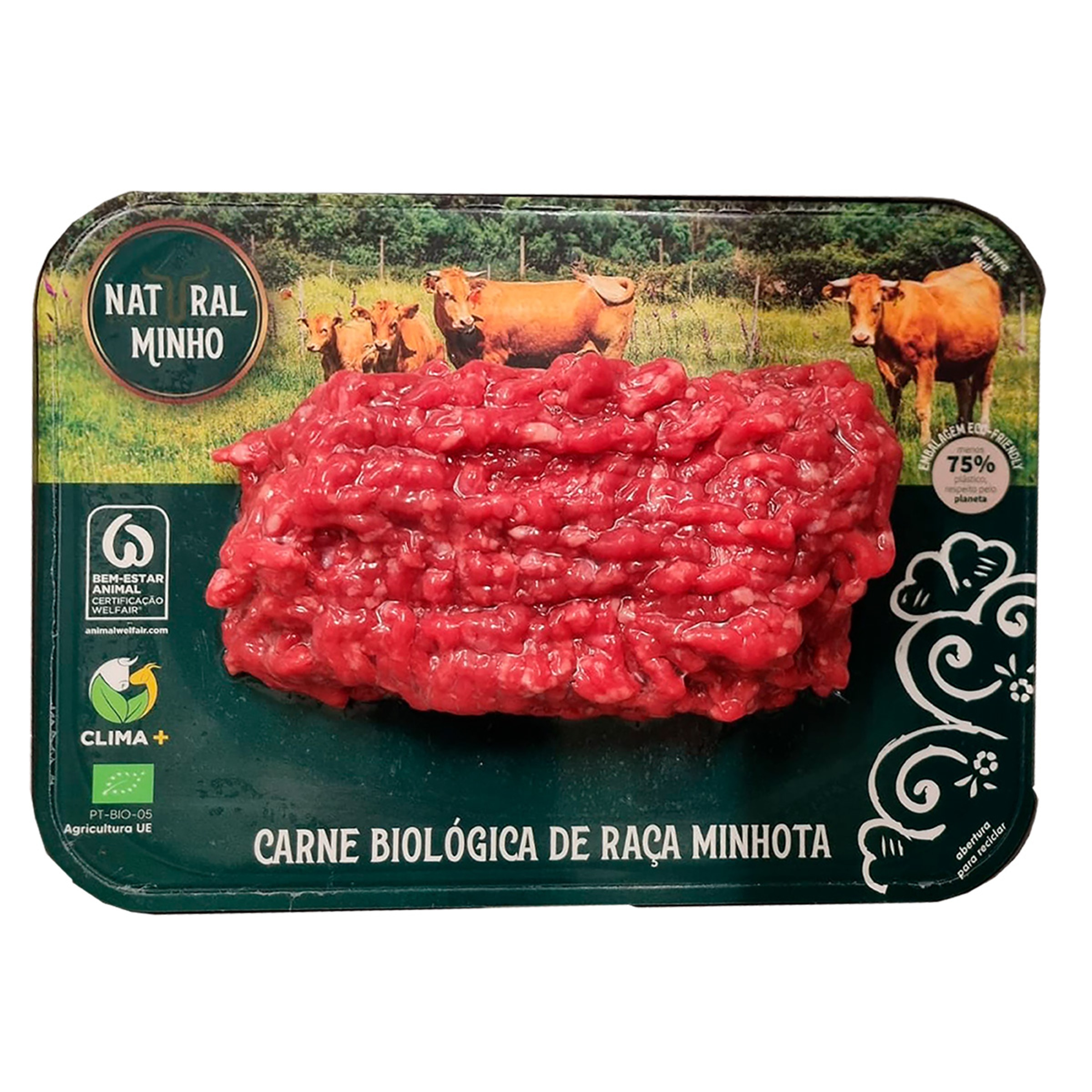 Carne Picada de Vitela Minhota BIO embalagem 400 g