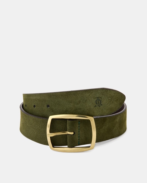 Imagem 0 de Cinto Plano em Pele com Fivela Dupla