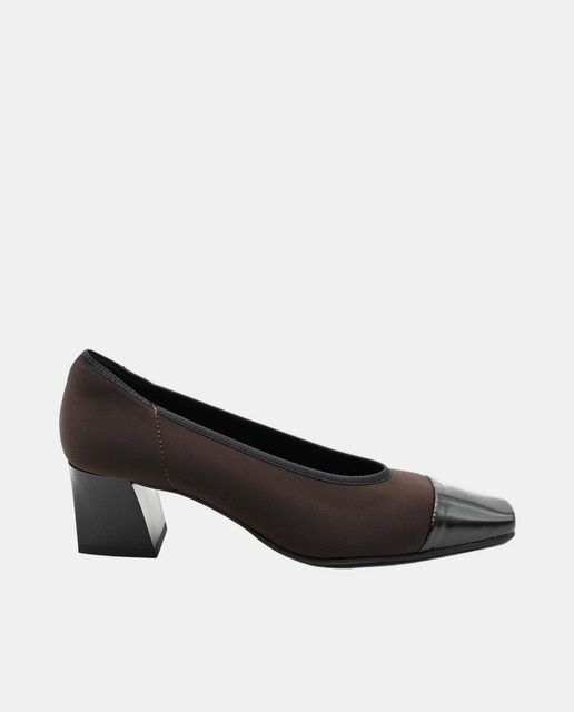 Imagem 0 de Sapatos de Salto em Material Elástico
