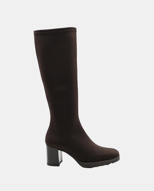 Imagen 0 de Bota Casual material elástico con plataforma de mujer MISS ELASTIC