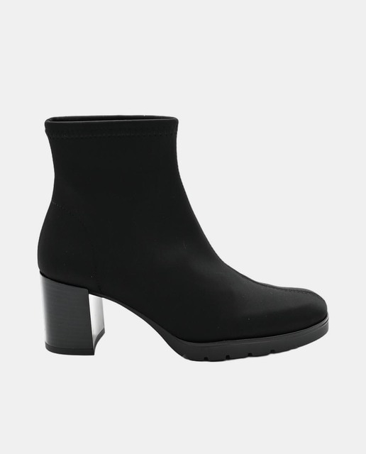 Imagem 0 de Botins Casual de Material Elástico com Plataforma