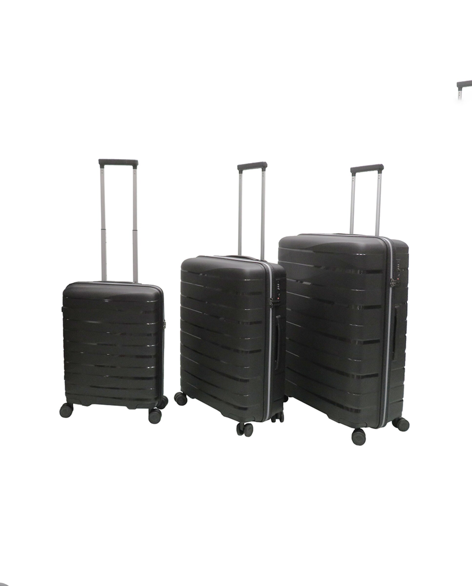 Mala de Polipropileno Waterproof Zipper - 66 cm/3 kg Preto-3