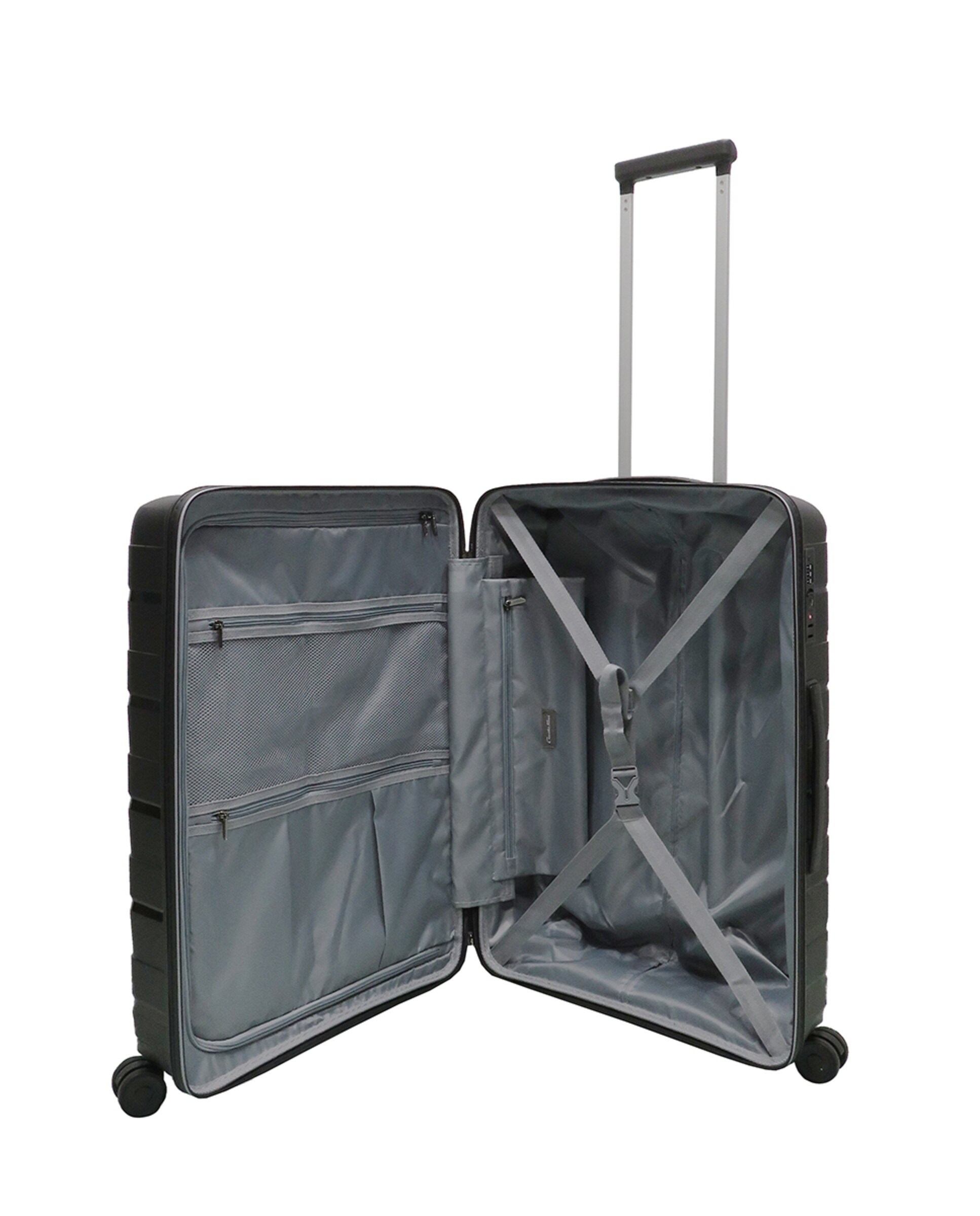 Mala de Polipropileno Waterproof Zipper - 66 cm/3 kg Preto-2