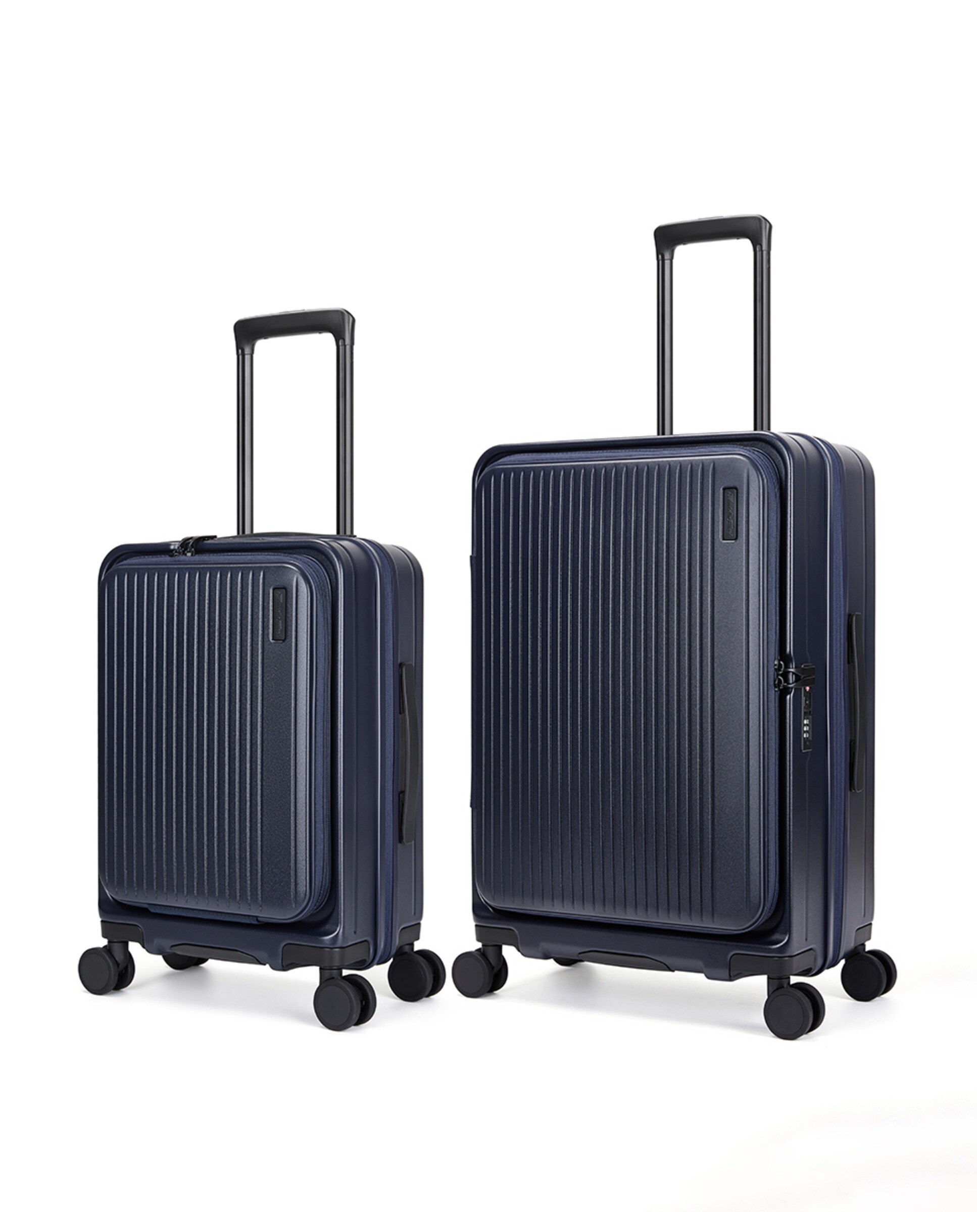 Mala de Policarbonato Tipo Trolley com Porta Rígida - 65,5 cm/3,9 kg Azul-3